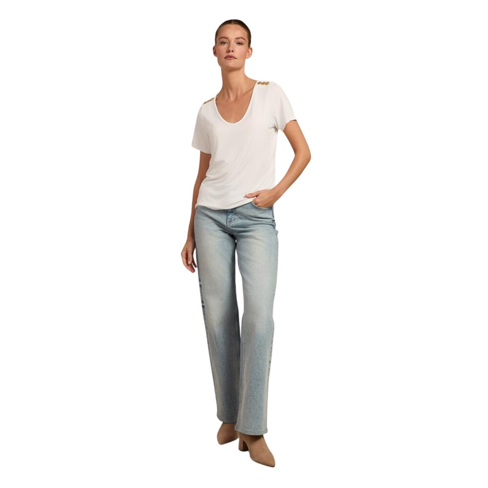 Holland Cooper V Neck Relaxed Fit Tee